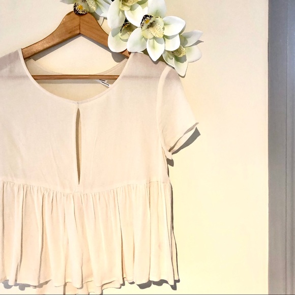 ☀️UO / KIMCHI BLUE / White summer blouse - Picture 4 of 8